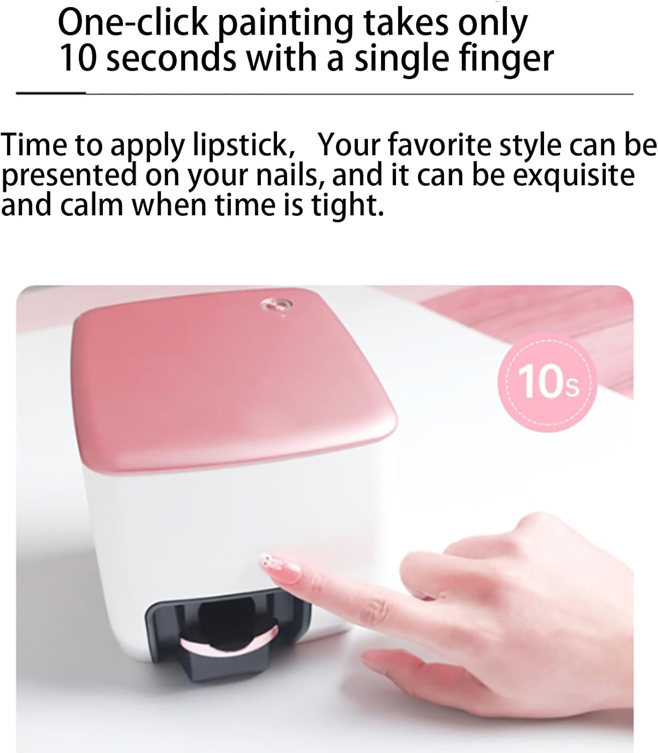 DIY Nail Printer, Fully Automatic Wearable Nail Art DIY, Unique Style and Unlimited Creativity, Support Diy/App