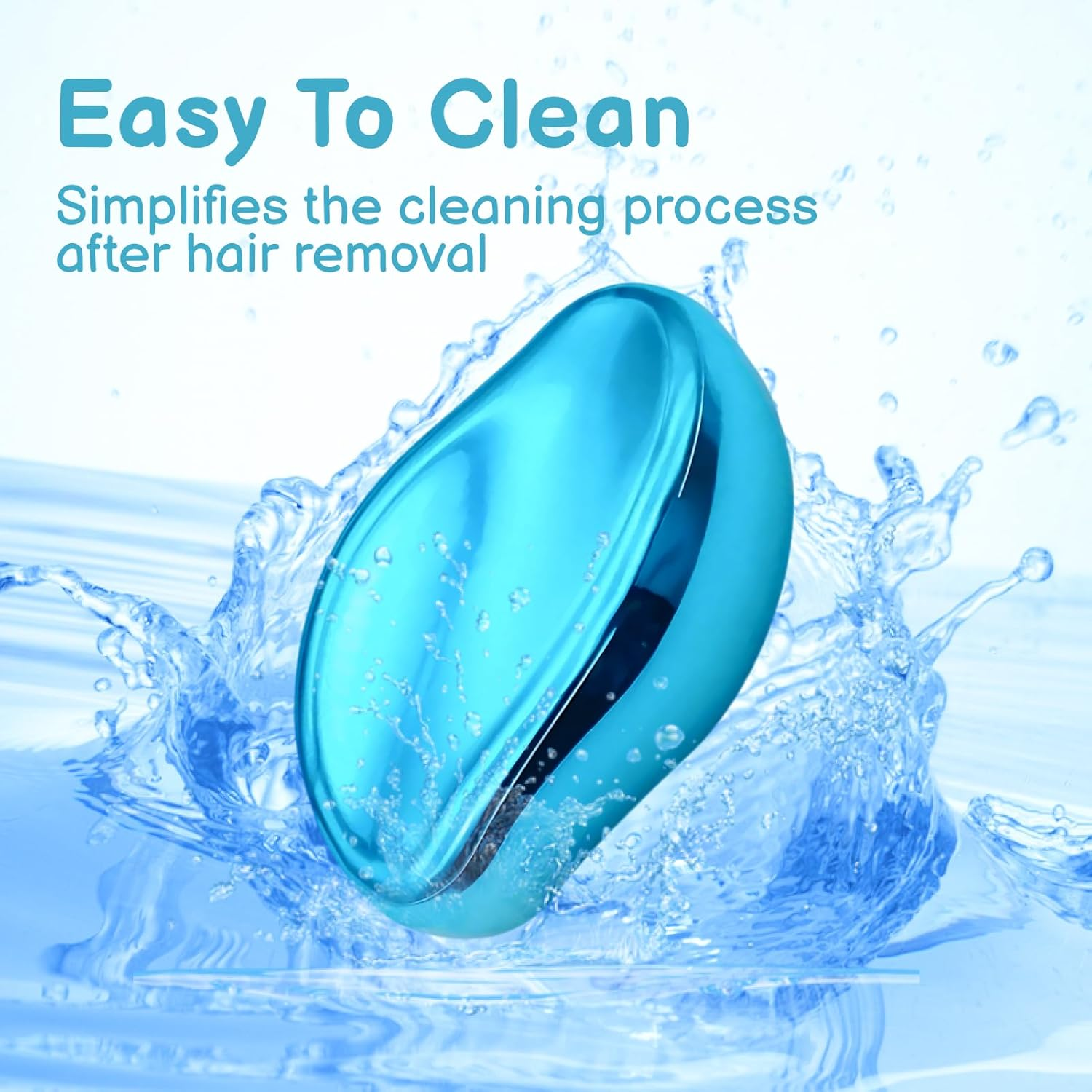 Crystal Hair Eraser for Painless Hair Removal Eco-Friendly, Reusable Hair Remover for Women and Men Portable and Effective Exfoliating Tool for Smooth Skin - Ideal for Travel and Home Use image number 3