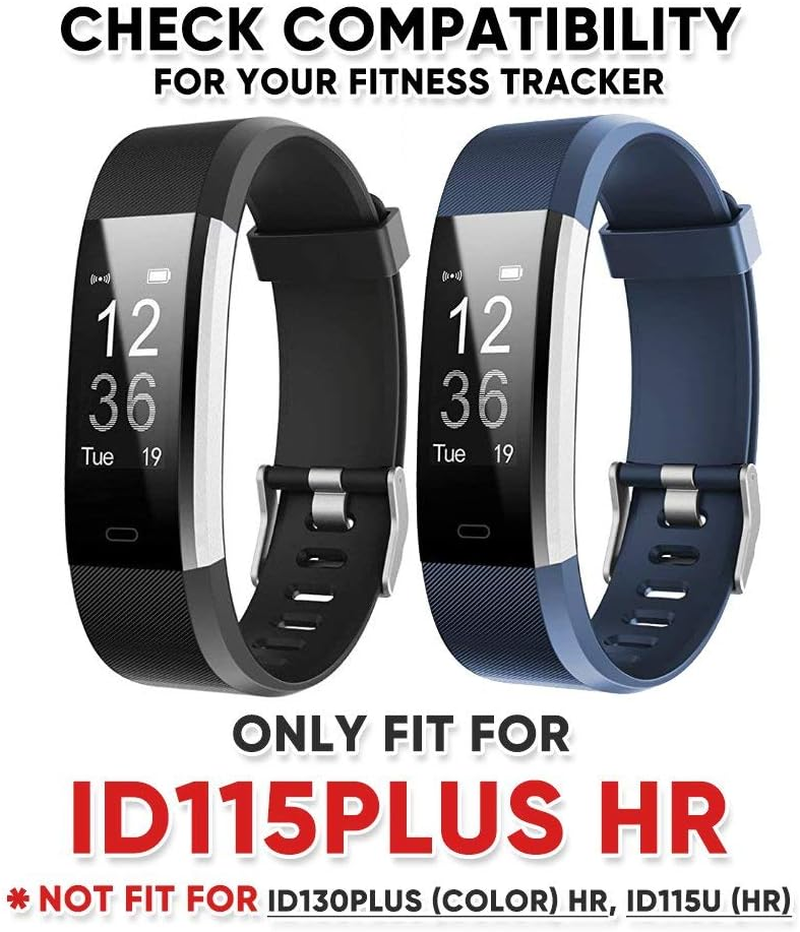 ZURURU Id115Plus HR Band for Letscom, Lintelek, Letsfit Id115Plus HR Fitness Tracker image number 2
