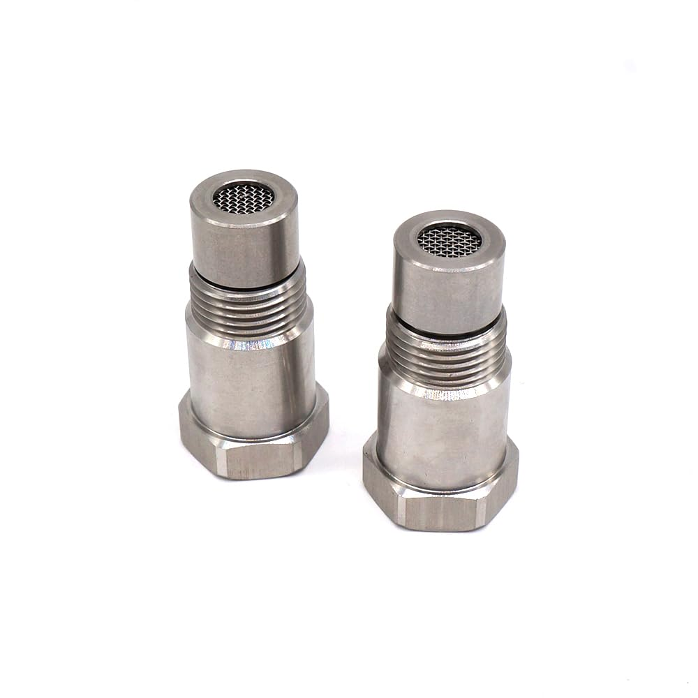 TOOLSAGE 2Pcs Oxygen O2 Sensor Spacer Adapter Catalytic Converter Fix Check Engine Light Adapter Accessories image number 4