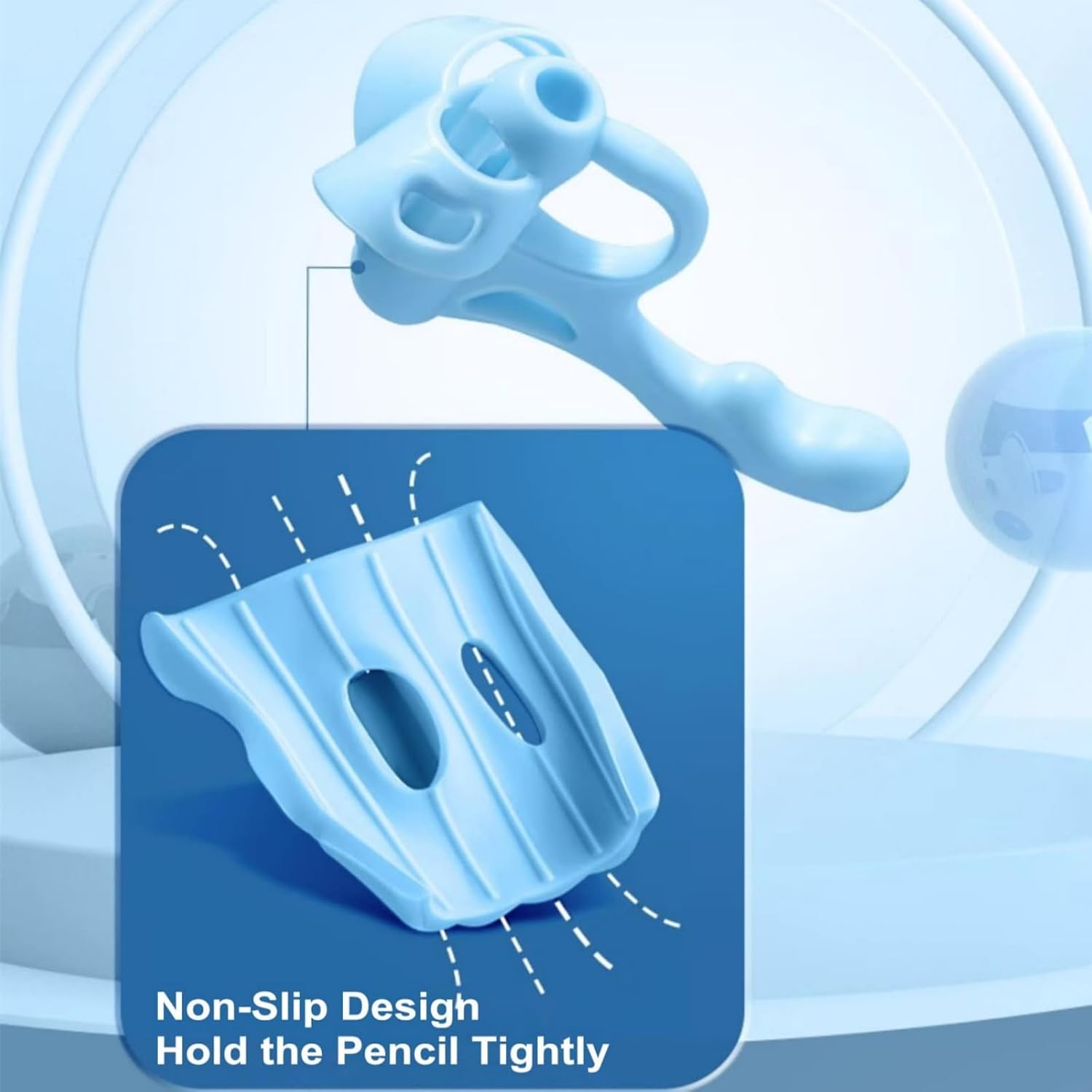 Pencil Holder Original Pencil Holder 6 Pieces, Improve Children'S Writing Skills, Ergonomic Pen Holder for Right- and Left-Handed People, Great for Kids, Toddlers and Adults image number 3