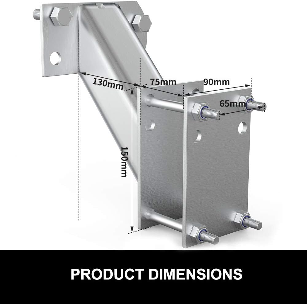 Mobi Spare Wheel Carrier Bracket Tyre Holder Trailer Caravan Boat & Pad Lock image number 4