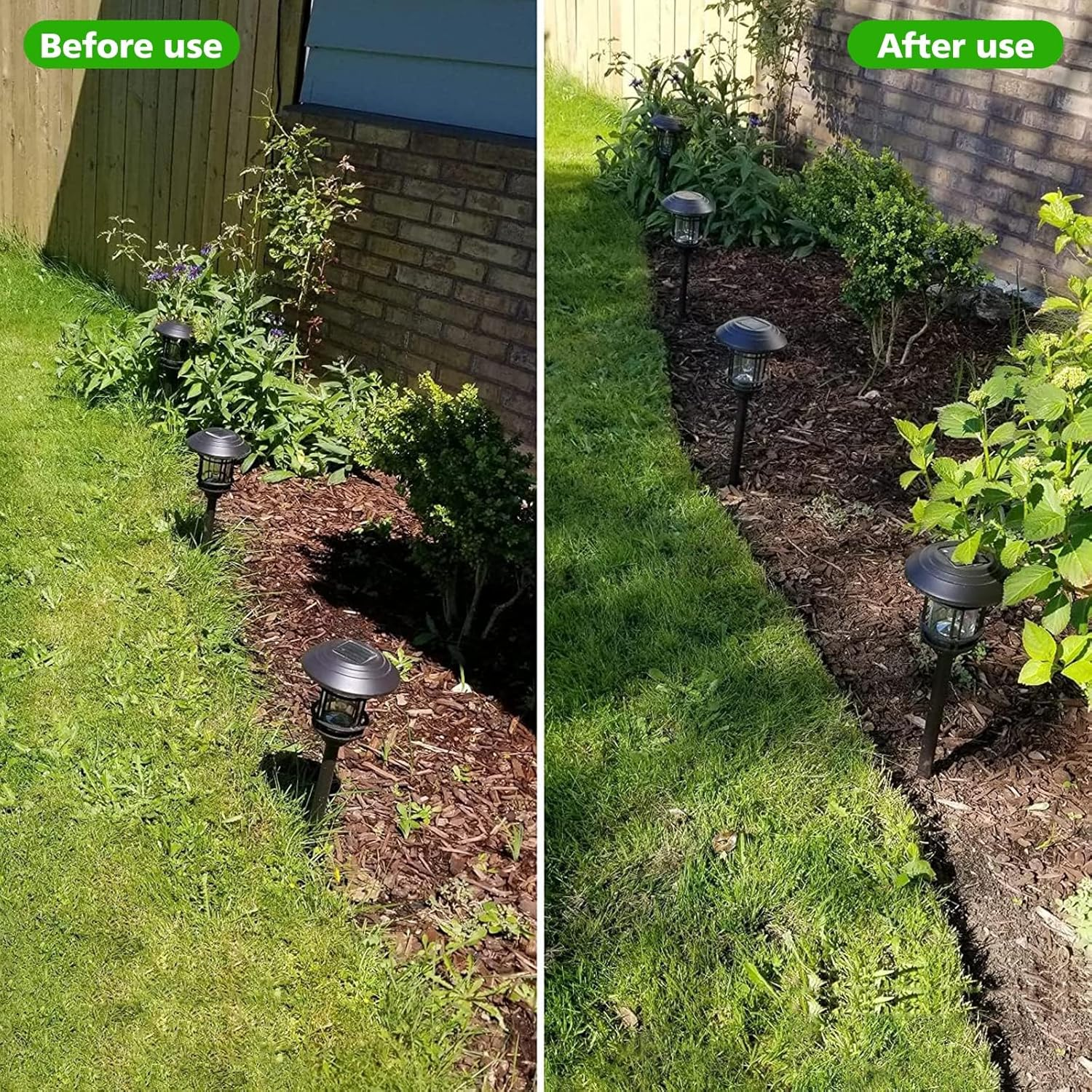 43Inch Edger Lawn Tool - Manual Lawn Edger - Border Edger, Half Moon Lawn Edger with T-Grip for Lawn, Garden or Sidewalk image number 5