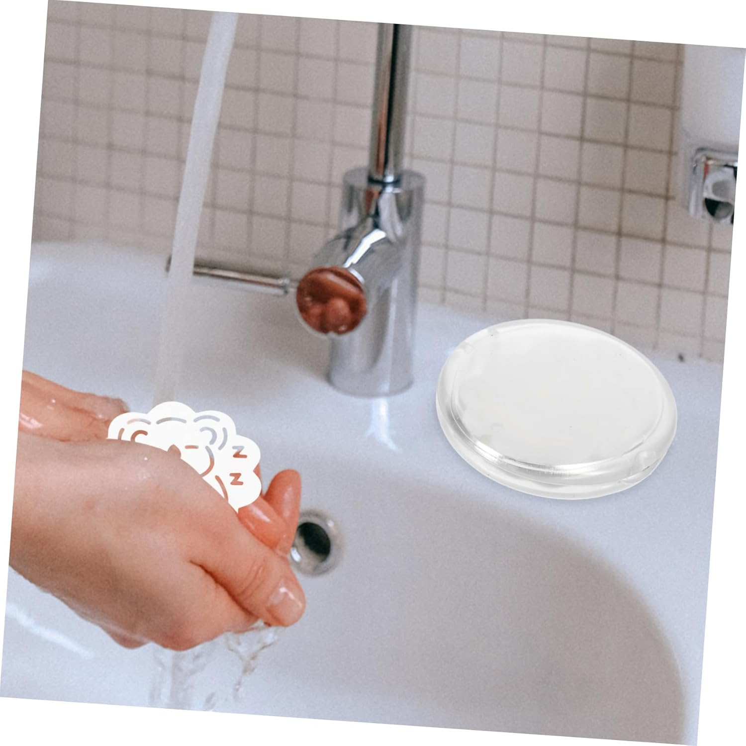 SECFOU Pack Portable Soap Flakes Travel Body Soap Sheets Hand Wash Paper Slices for Outdoor Activities image number 2