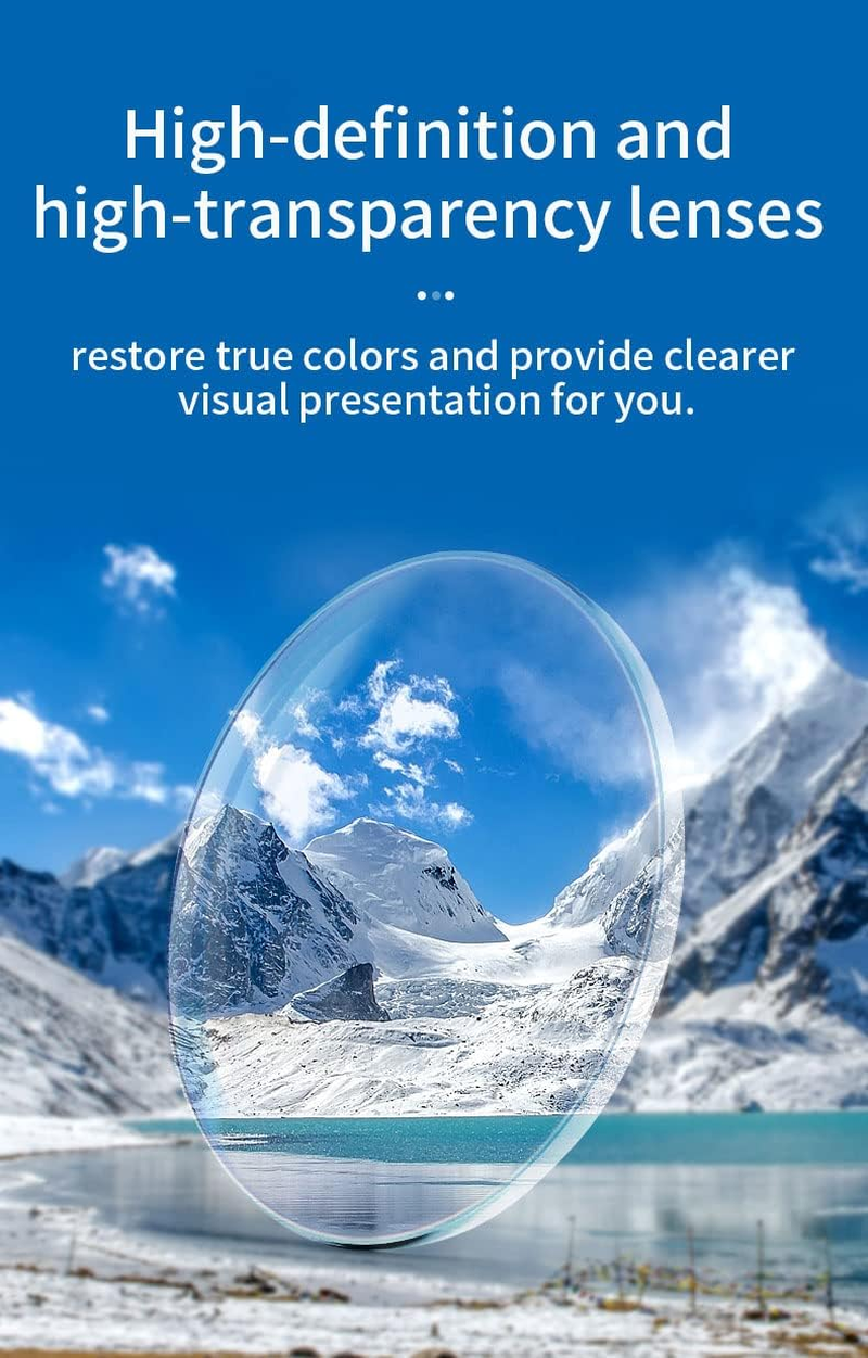 Reading Glasses 2.5 for Women with Flex Memory Titanium, Blue Light Filter Glasses, Reading Aid, 0~4 Diopters, anti Blue, Cute, Round, High Definition, High Transparency, Black, 2.5 Diopters image number 5