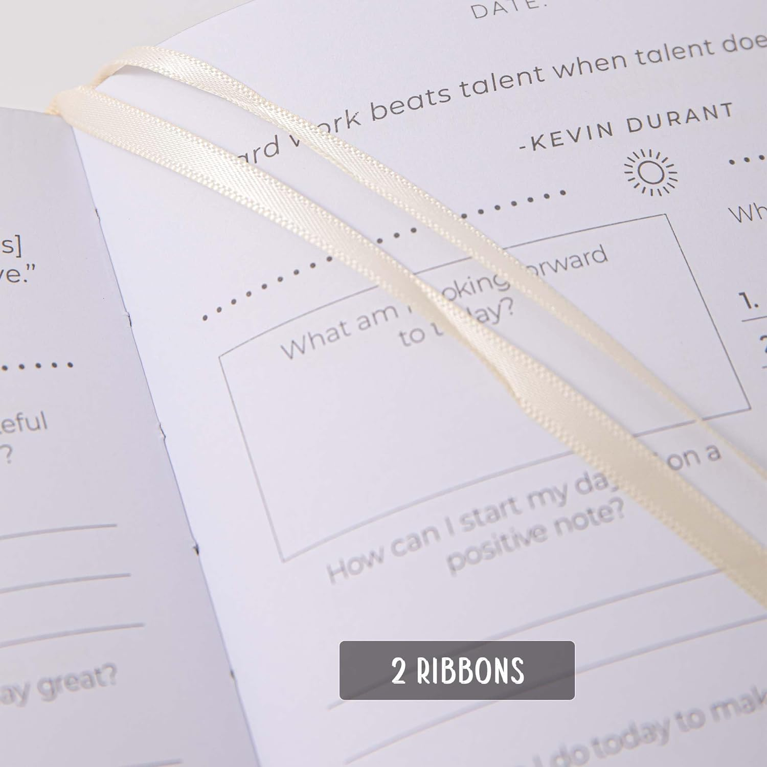 Self-Care Journal Book, Gratitude Journal, Happiness A5 Notebook Fabric Book Planner, a Daily Diary for Women with Guided Self Reflection Prompts