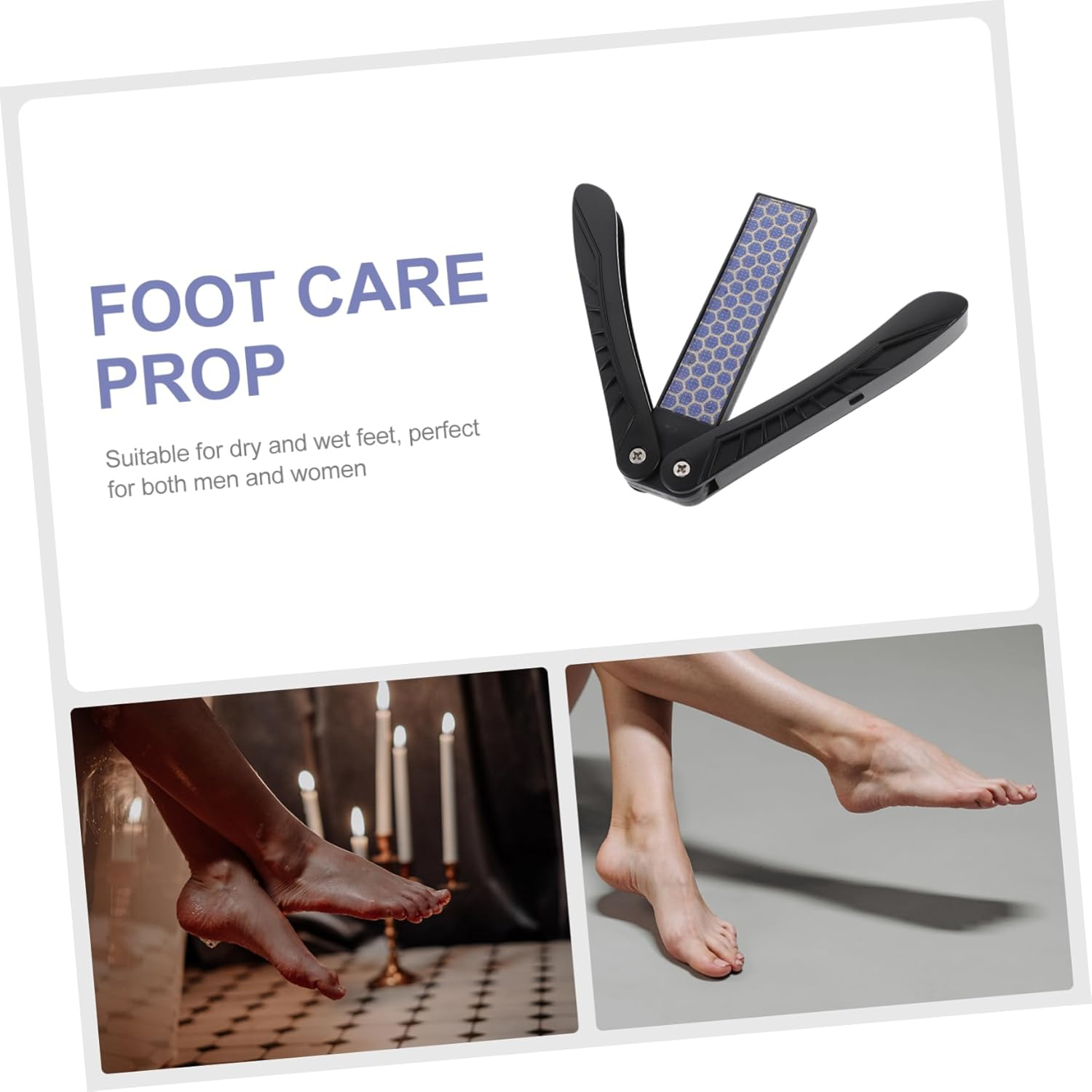 Baluue Pumice Heel Callus Remover Foot Scrubber Foot File Creative File Pumice Stone Pedicure Accessory image number 6