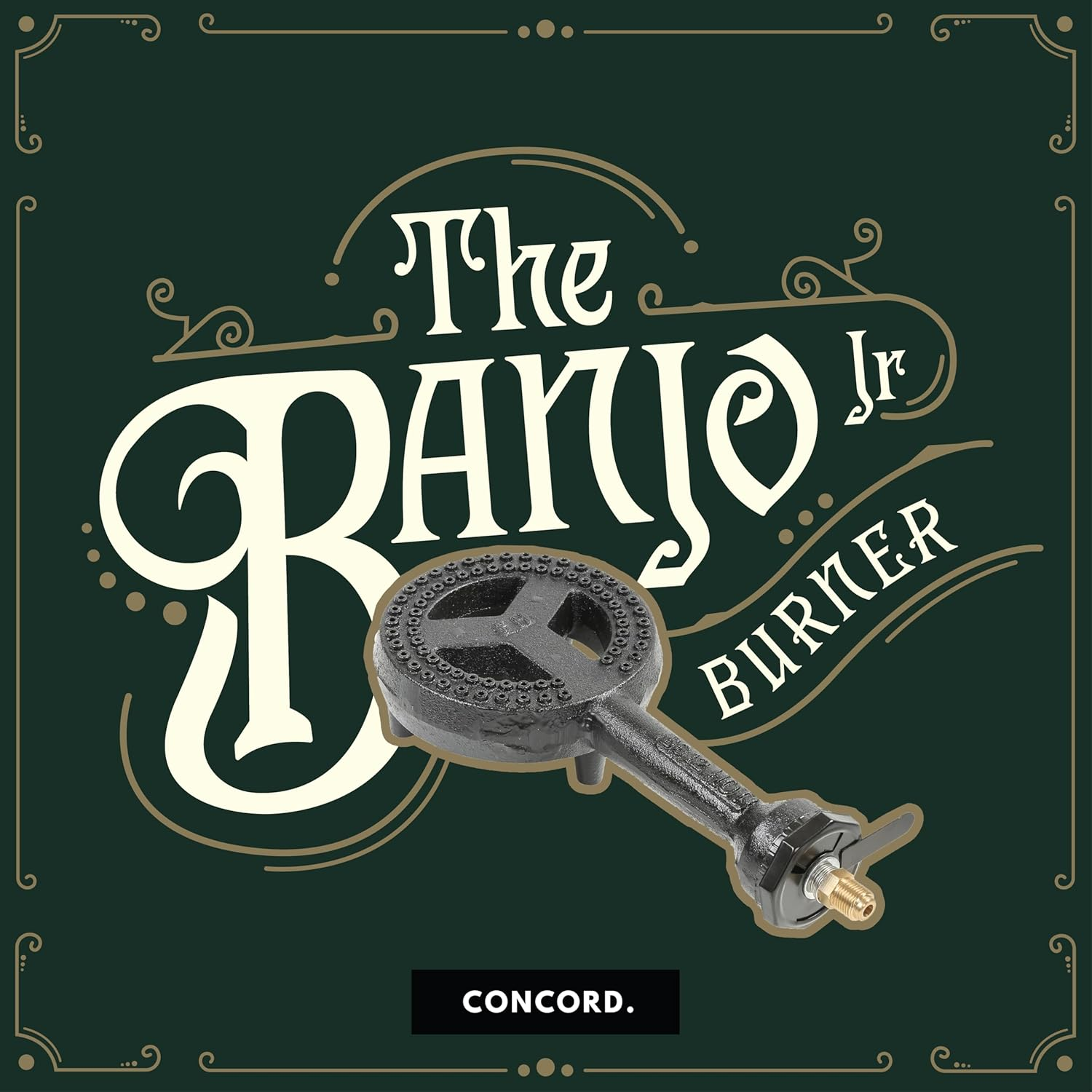 Concord 6" Diameter High Pressure Burner Head with Brass Orifice and Build in Stand (Burner Head with Regulator Hose) image number 5