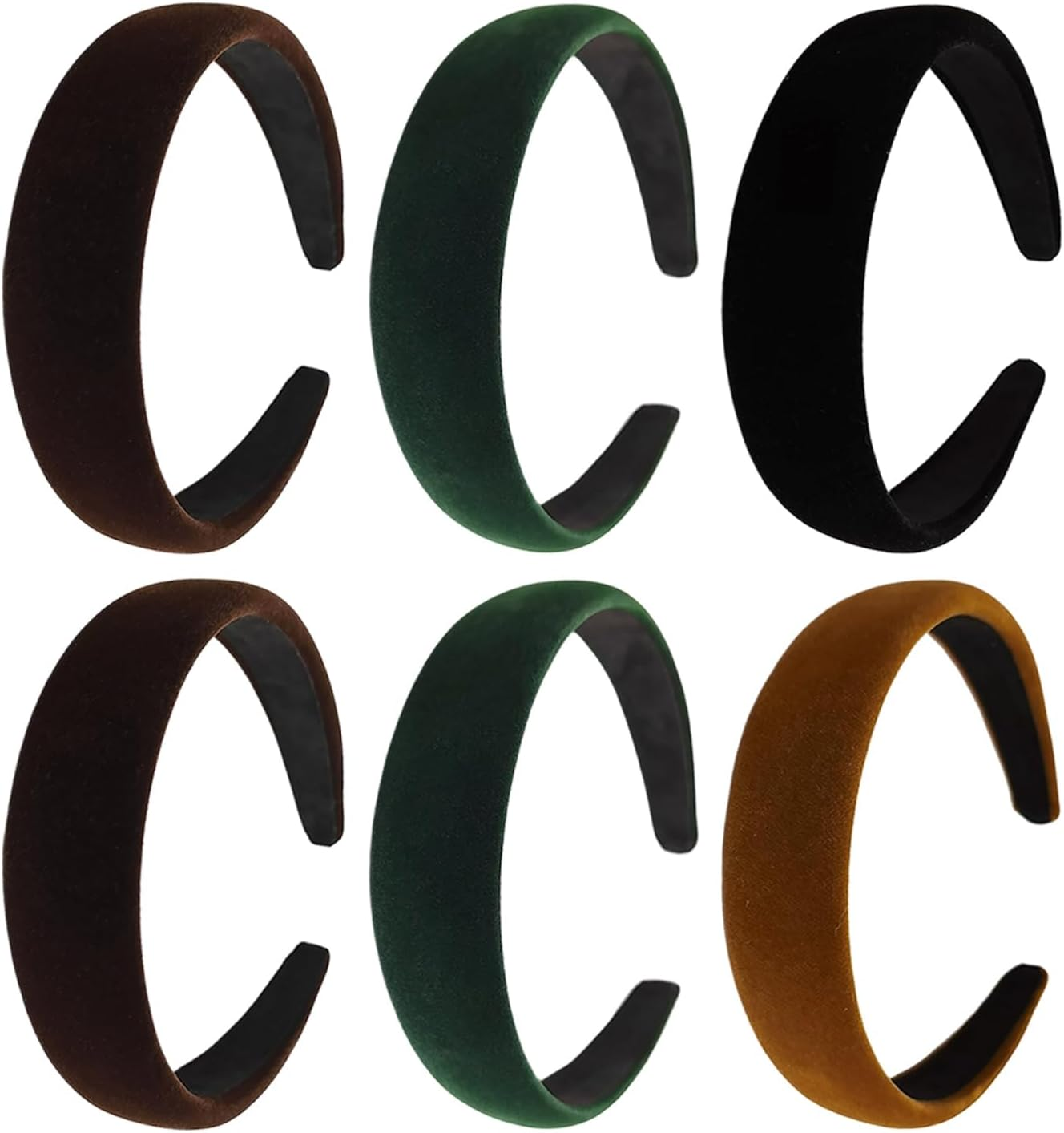 Pack of 6 Wide Edge Headbands, Retro Simple Headbands, Slip-Resistant Headbands, Hairstyle Accessories, Women'S Accessories for Women image number 1