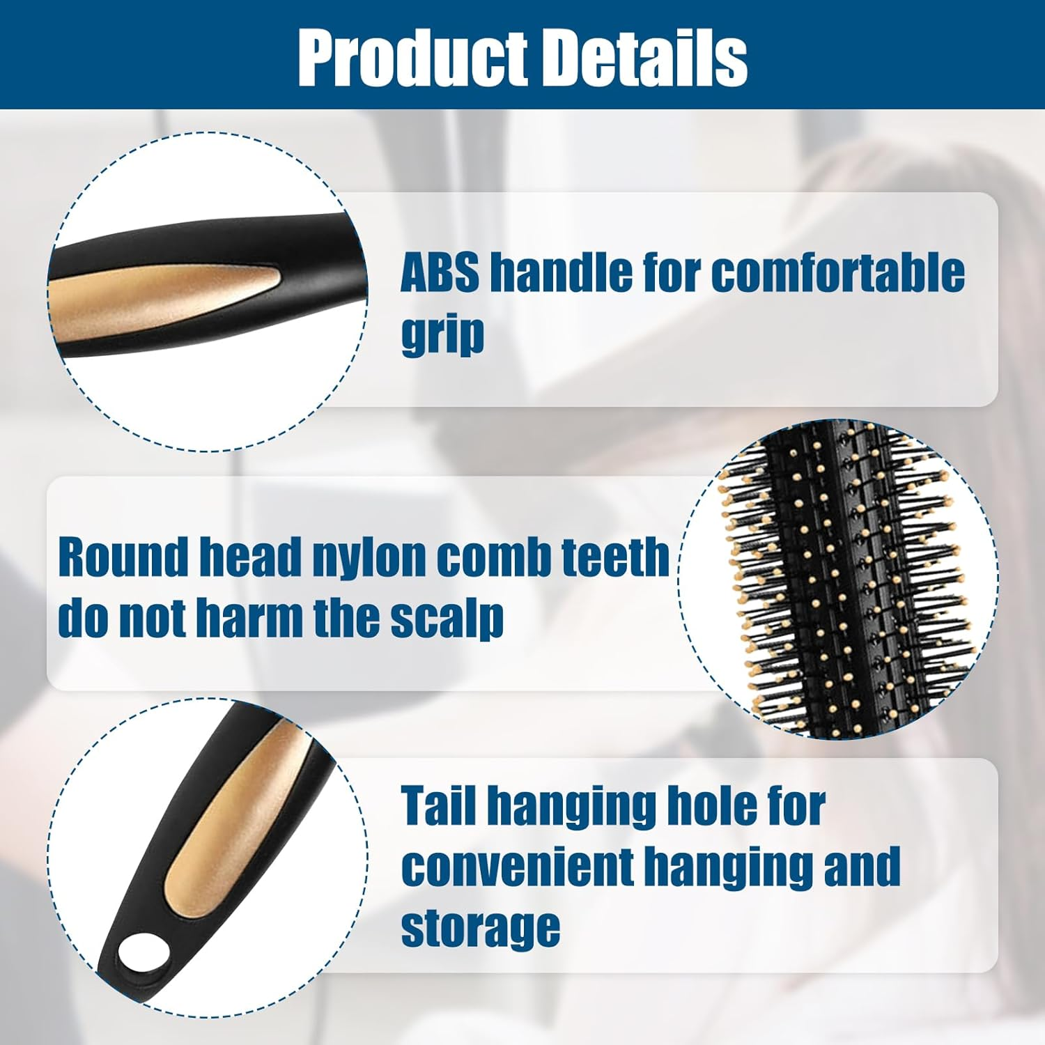 Makloee Hair Brush, round Hair Brush Small Curling Brush Styling Tools for Women Men Kid Professional Curling Hair Drying Styling Straightening and Shine,Smoothing Curly or Wavy Hair Brush image number 1