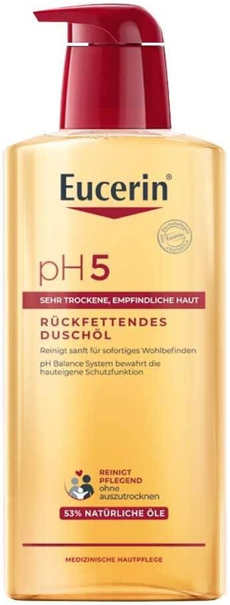 Eucerin Ph5 Shower Gel Preserves the Protection Function of Damaged Skin 400 Ml Gel image number 1