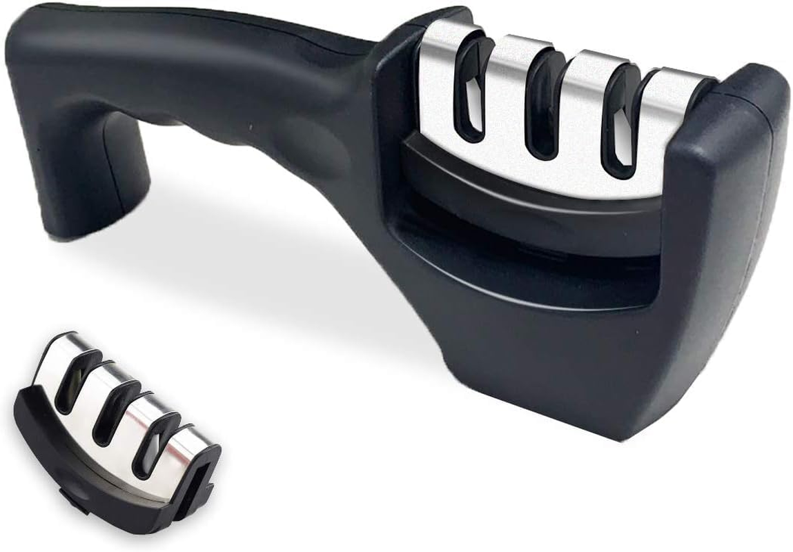 Arsline Knife Sharpener - Professional, Easy-To-Use Sharpening Tool for Kitchen, Chef, and Hunting Knives - Compact, Durable, and Ergonomic Design image number 4