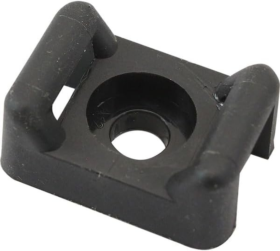 Aeroflow Cable Tie Screw Mount 21.3X15.3Mm 25 Pack Nylon 66 Black