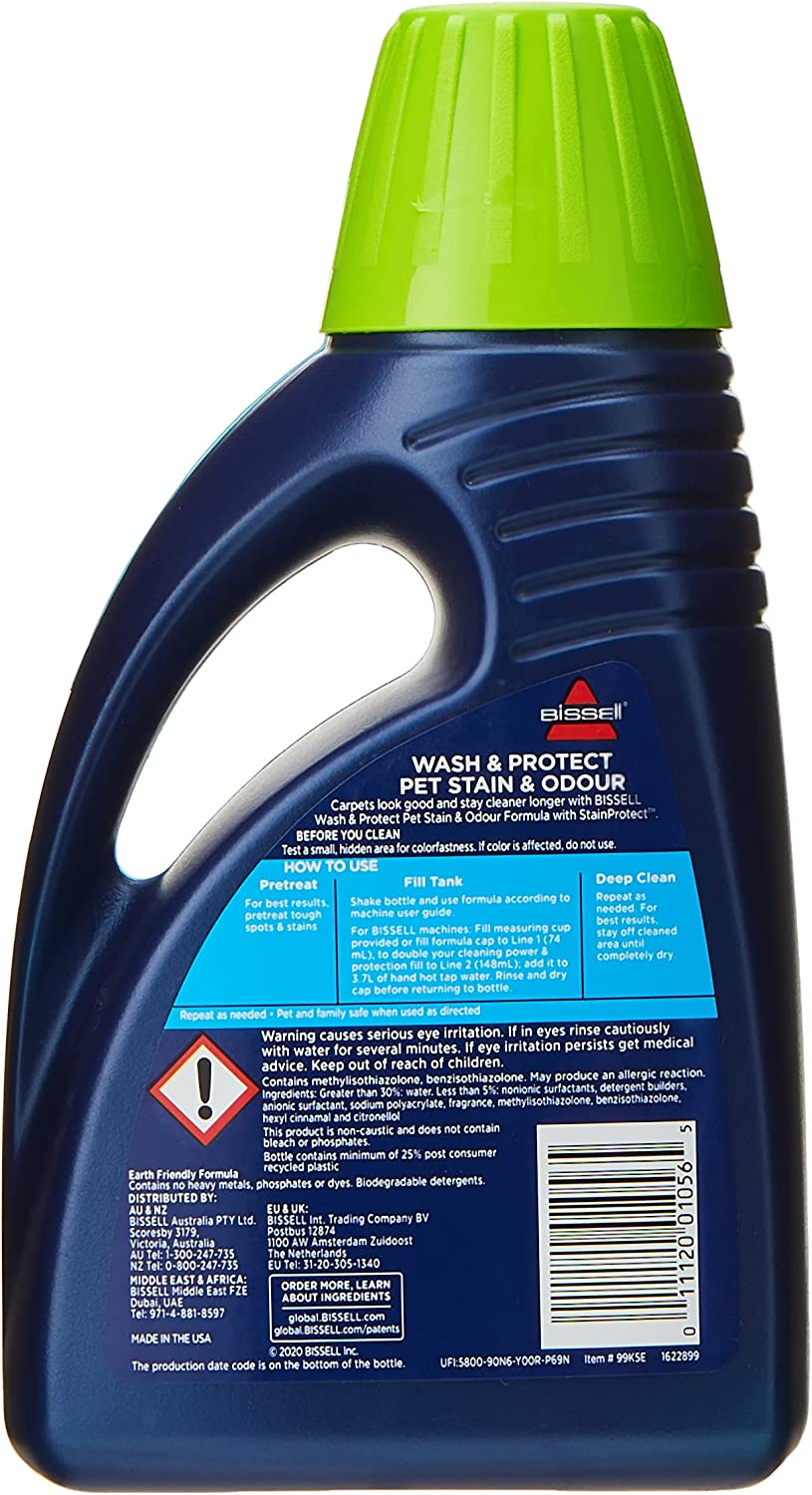 Bissell 14051 Oxy Boost Carpet Cleaning Formula Enhancer & 99K5E Concentrated Formula, Pet Stain & Odour, 750Ml image number 3