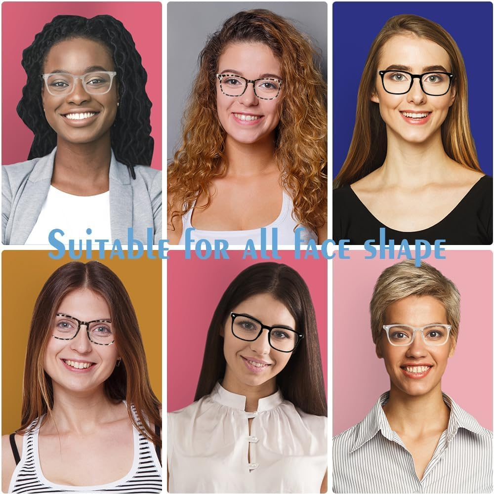 Blue Light Glasses for Woman Blue Light Blocking Glasses Blue Light Glasses Men Fake Glasses Clear Glasses Computer Glasses Gaming Glasses Fashion Glasses for Women Glasses for Women image number 5