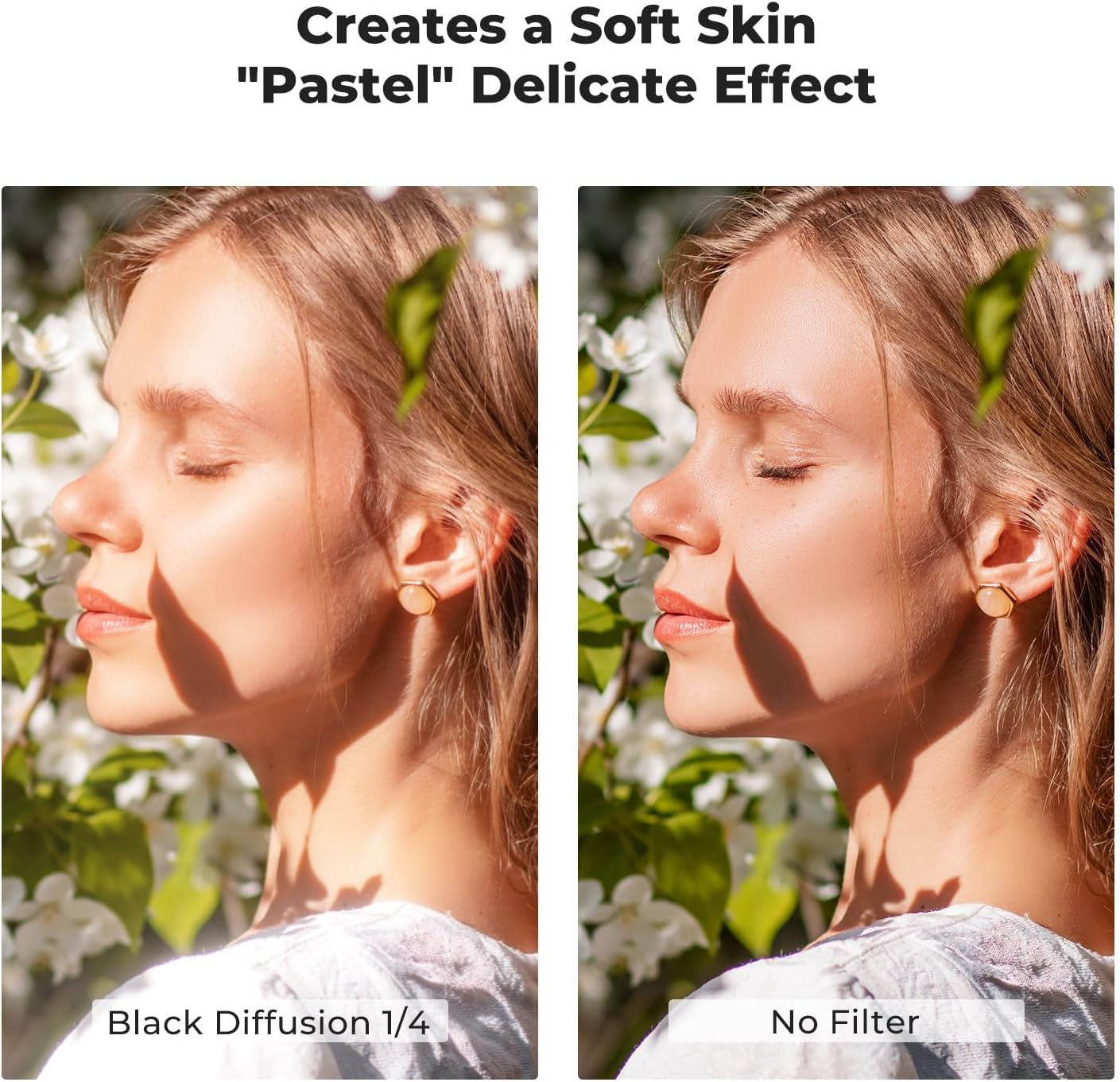 K&F CONCEPT 52Mm Black Diffusion 1/4 Filter Mist Cinematic Effect Camera Lens Filter with 18 Multi-Layer Coatings for Video/Vlog/Portrait Photography (K-Series) image number 1