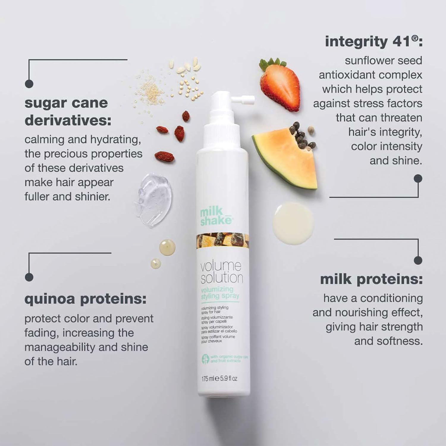 Milk_Shake Volumizing Hair Styling Spray 175 Ml image number 5