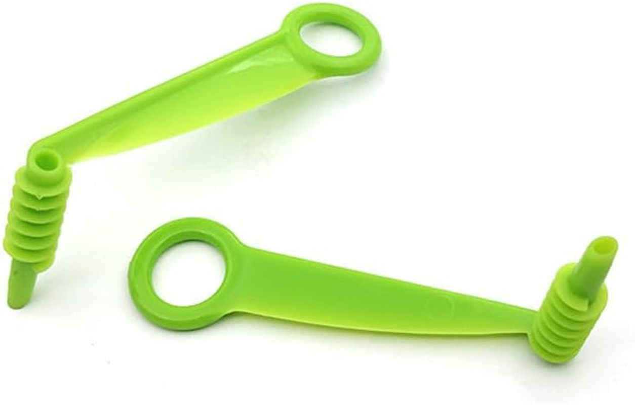 2Pcs Spiral Slicer Blade Hand Slicer Cutter Potato Cucumber Vegetables Spiral Knife Kitchen Accessories Tool,Manual Screw Peelers Kitchen and Dining Tools (Green) image number 6