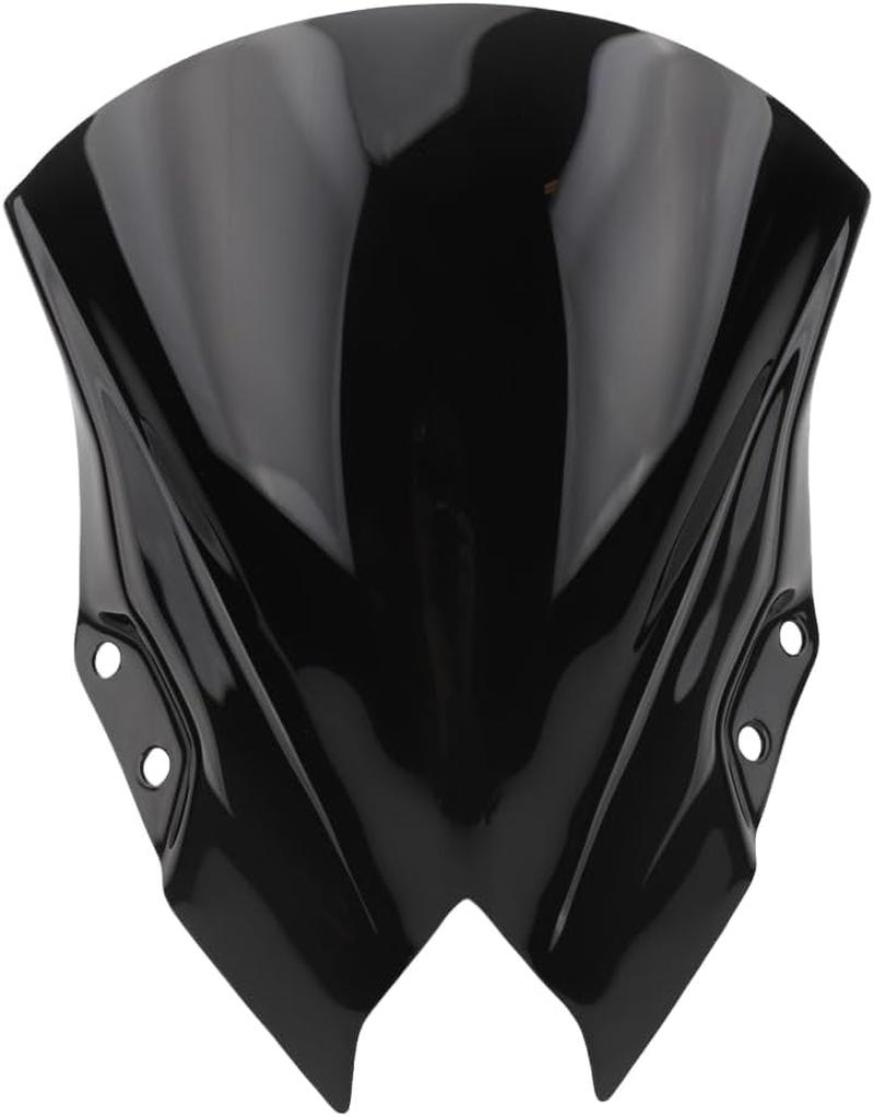 15" Racing Windshield Replacement for Ninja500 Ninja 500 SE 2024-2025 Motorcycle PC Windscreen Wind Deflector Protector Front Fairing (Dark Smoke) image number 4