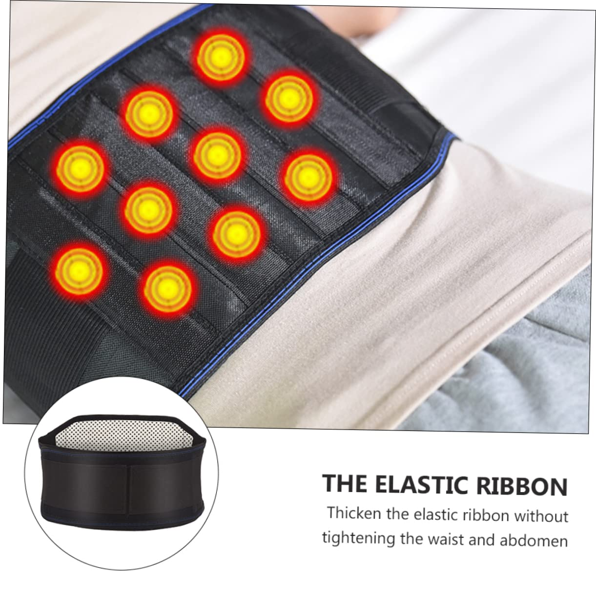 Self-Heating Waistband High Elasticity Instant Back Pain Relief Warm Fitness Belt