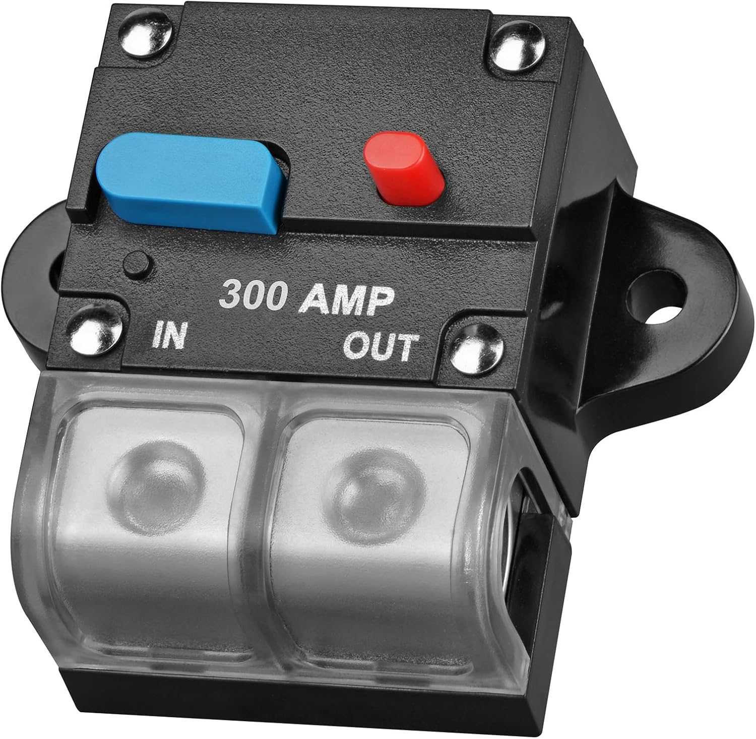 Motor Fuse Holders Inverter Circuit Breaker Car Audio Solar Energy Inline Circuit Breaker Fuse Inverter with Waterproof Cover for Motor Auto Car Marine Boat 300A image number 2