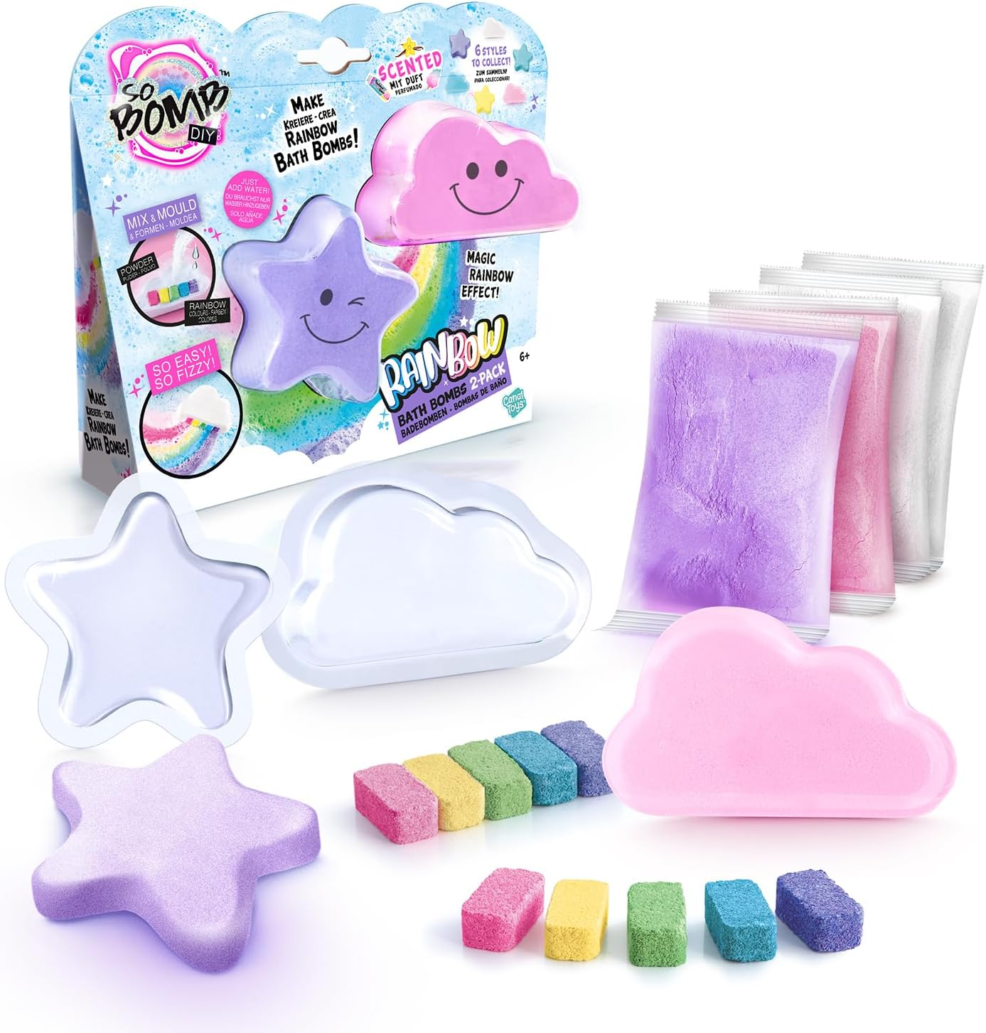 Rainbow Bath Bomb 2 Pack image number 2