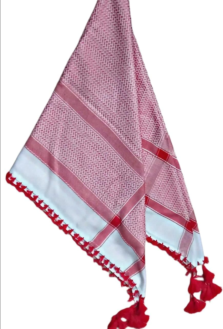 FOTN Adult Men Arab Head Scarf Keffiyeh Middle East Desert Shemagh Wrap Muslim Headwear Arabian Costume Accessories image number 3