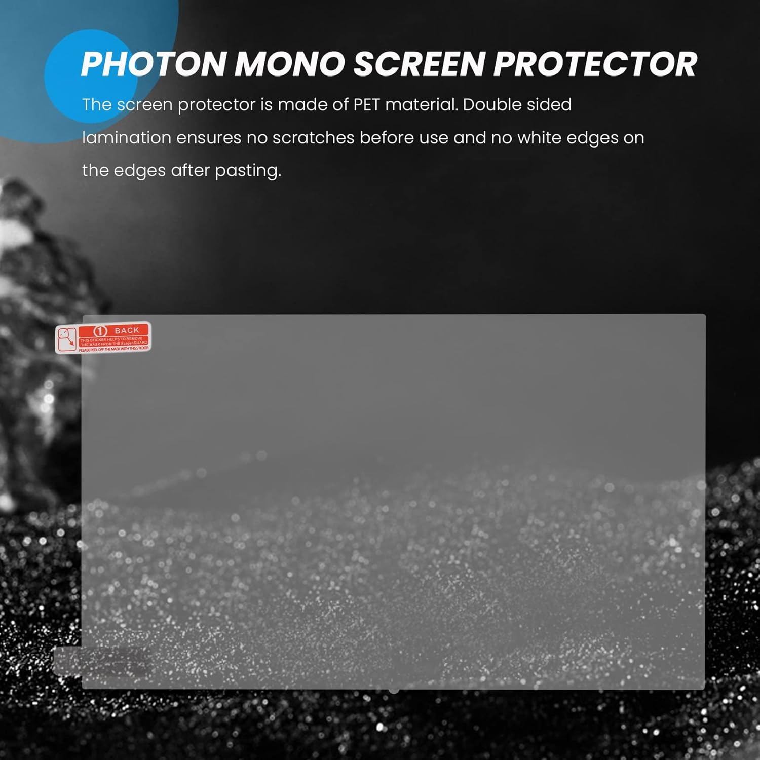 Domoi 10Pcs LCD Resin 3D Printer Screen Protector, / S Screen Protector, Mono X 8.9 Inch image number 4