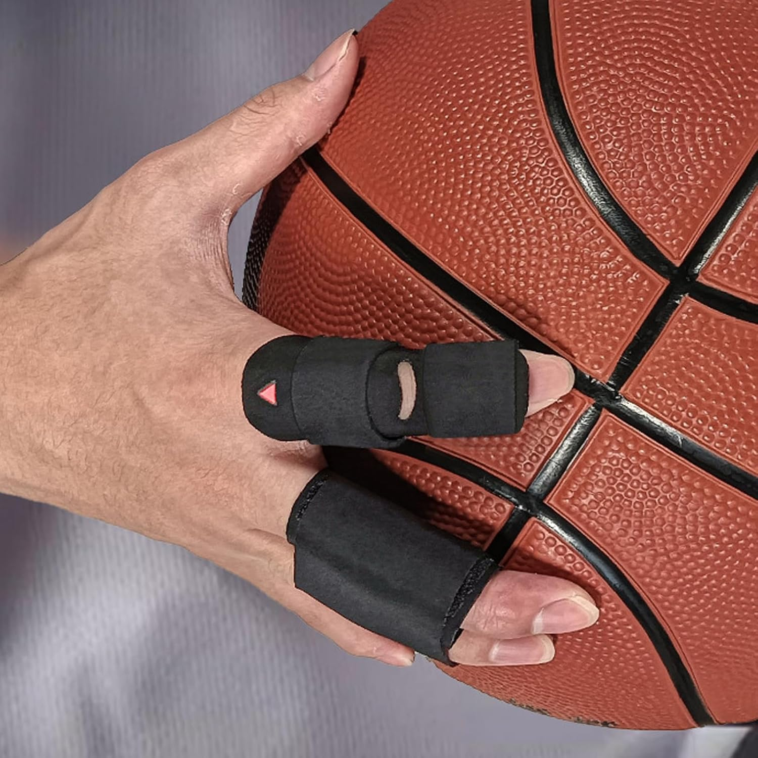 2Pcs Finger Splint, Adjustable Finger Splints(No Metal Support), Thumb Brace Protector Relieve Pain for Arthritis, Reusable Finger Tapes for Basketball, Tennis, Baseball, Volleyball, Single and Double Finger - M image number 5