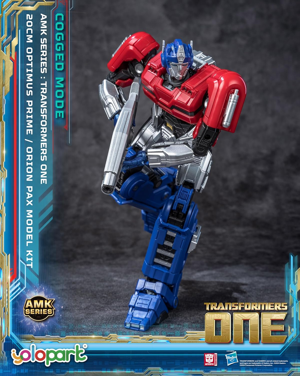 Transformers ONE - 20Cm Orion Pax [Optimus Prime] Cogged Mode Model Kit - AMK Series image number 6