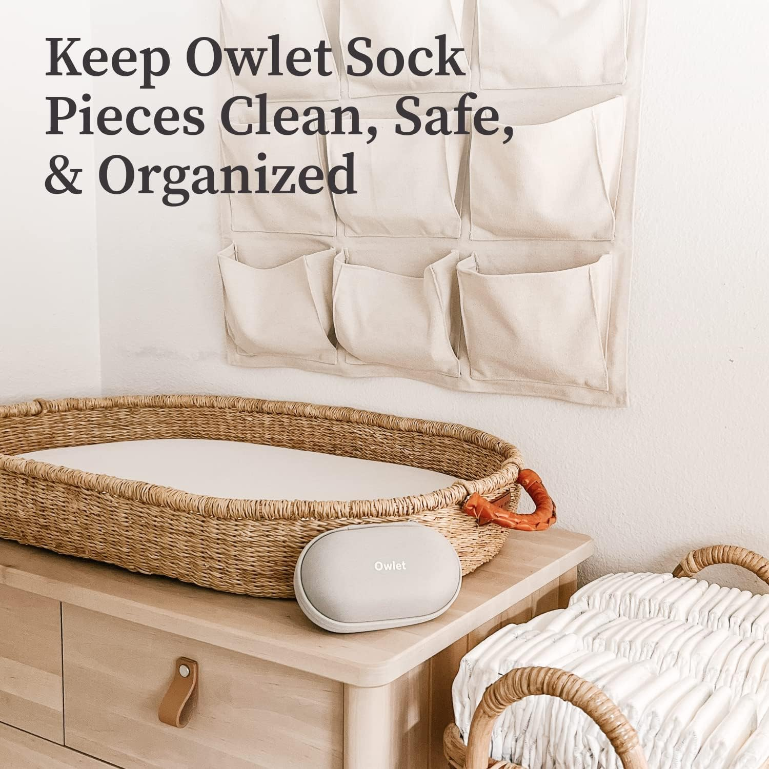 Owlet Dream Sock Travel Case - Keep Your Baby Monitor Safe and Organized On-The-Go image number 3