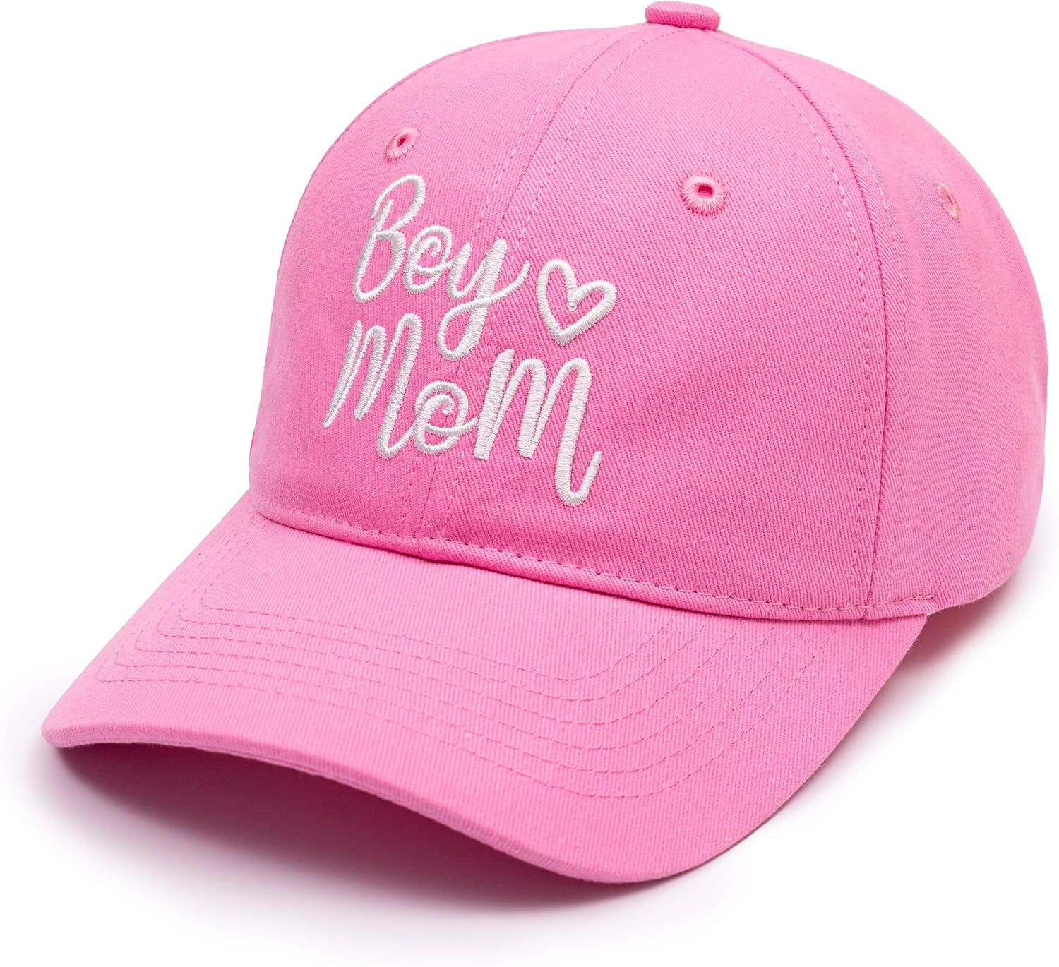 KOLWOVEN Boy Mom Embroidered Hat, Adjustable Cotton Baseball Cap for Proud Moms, Gift for Mother&rsquo;S Day or Everyday Wear