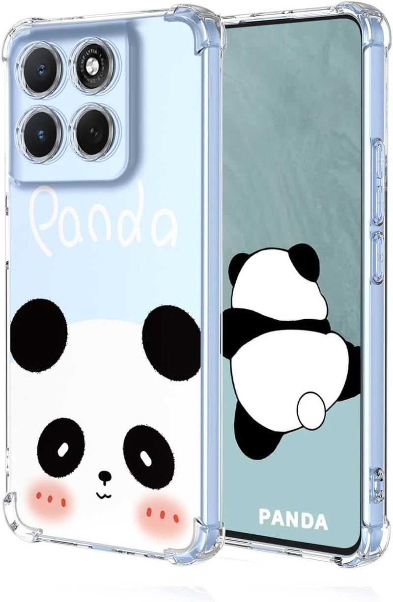 YUEQIAN Case for Motorola Moto G56 5G, Colourful Pretty Flowers Cartoon Pattern Clear Mobile Phone Case, Transparent Ultra Thin Soft TPU Bumper Shockproof Girls Protective Case (Sakura)