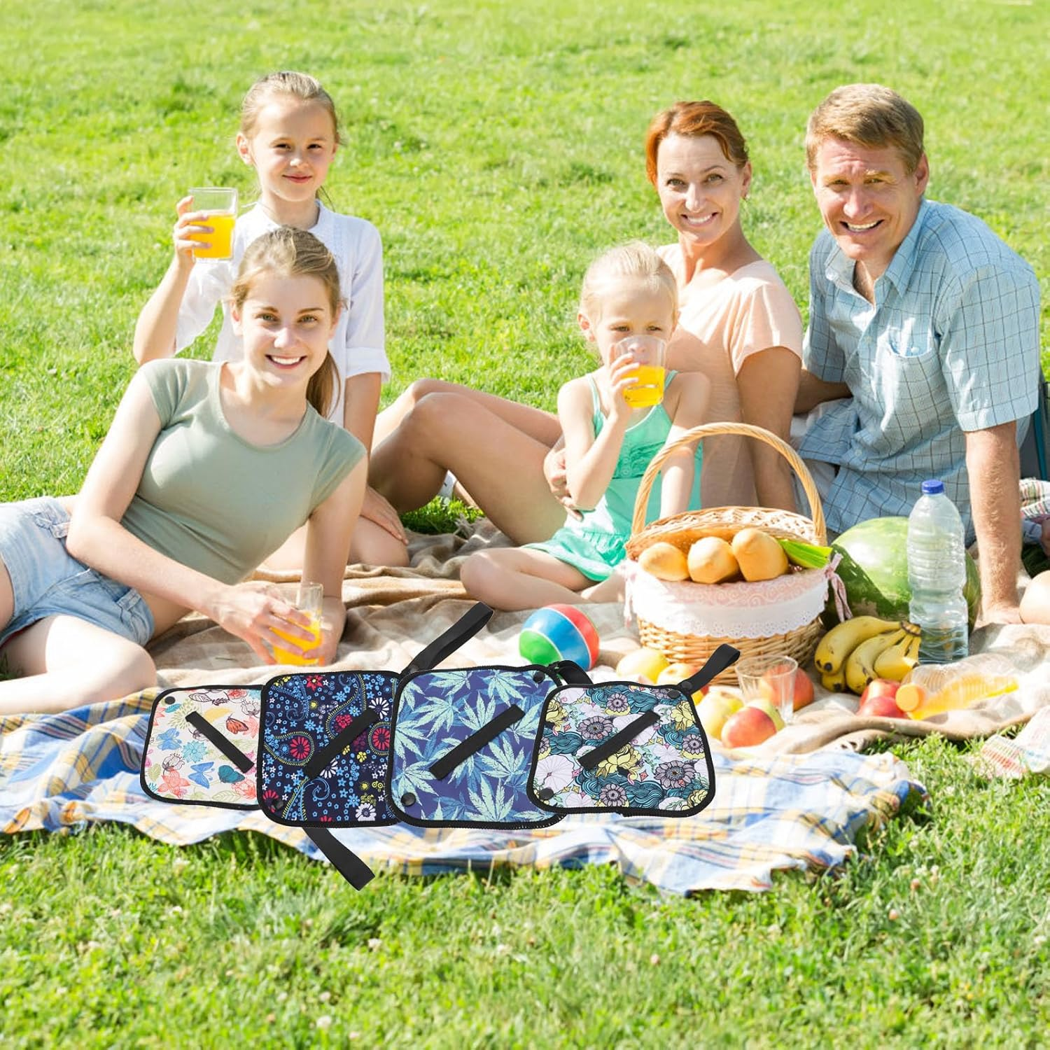 Women Pee Cloth, Lightweight Reusable Hiking Pee Cloth Washable 2Pcs Skin Friendly for Running for Travel (Type 2) image number 1