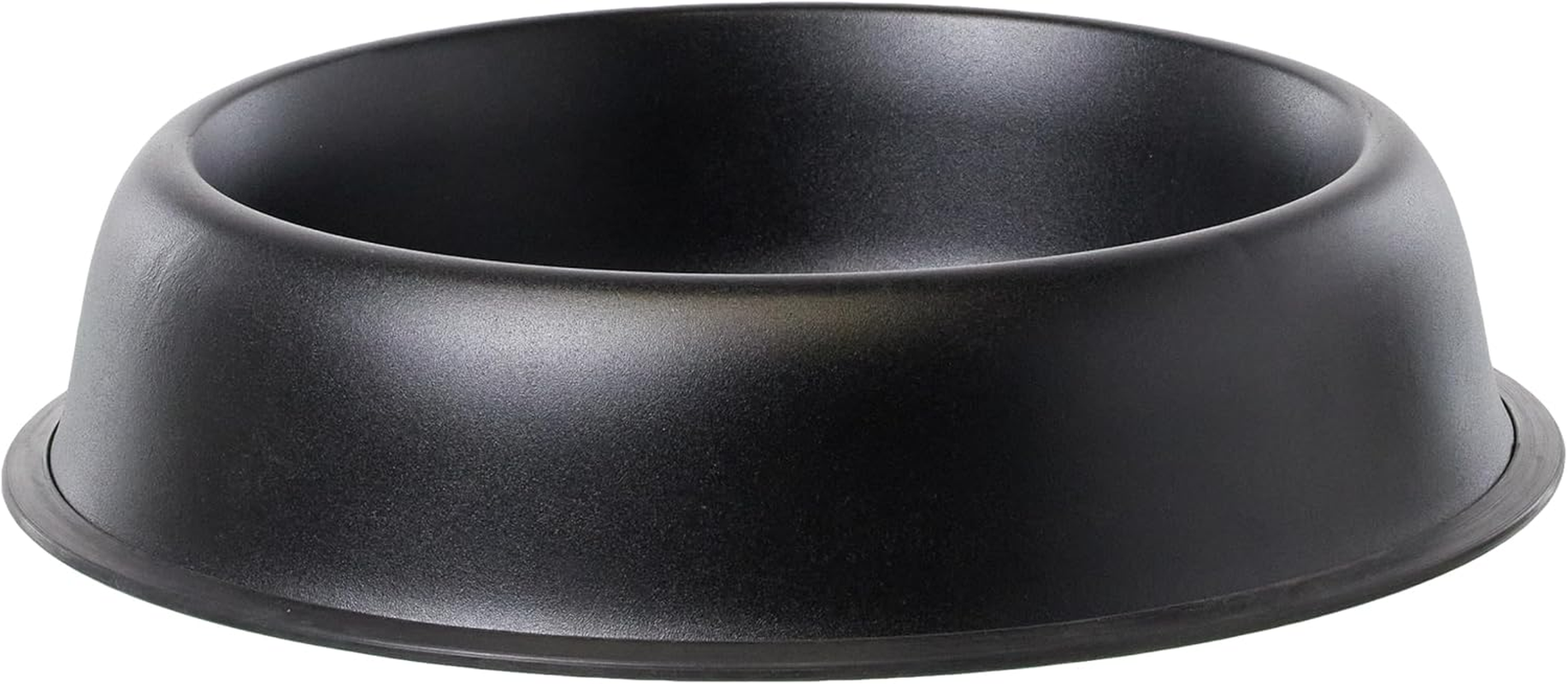 Ferplast Mira Kc 80 Non-Slip Metal Bowl for Cats, Black - White image number 3