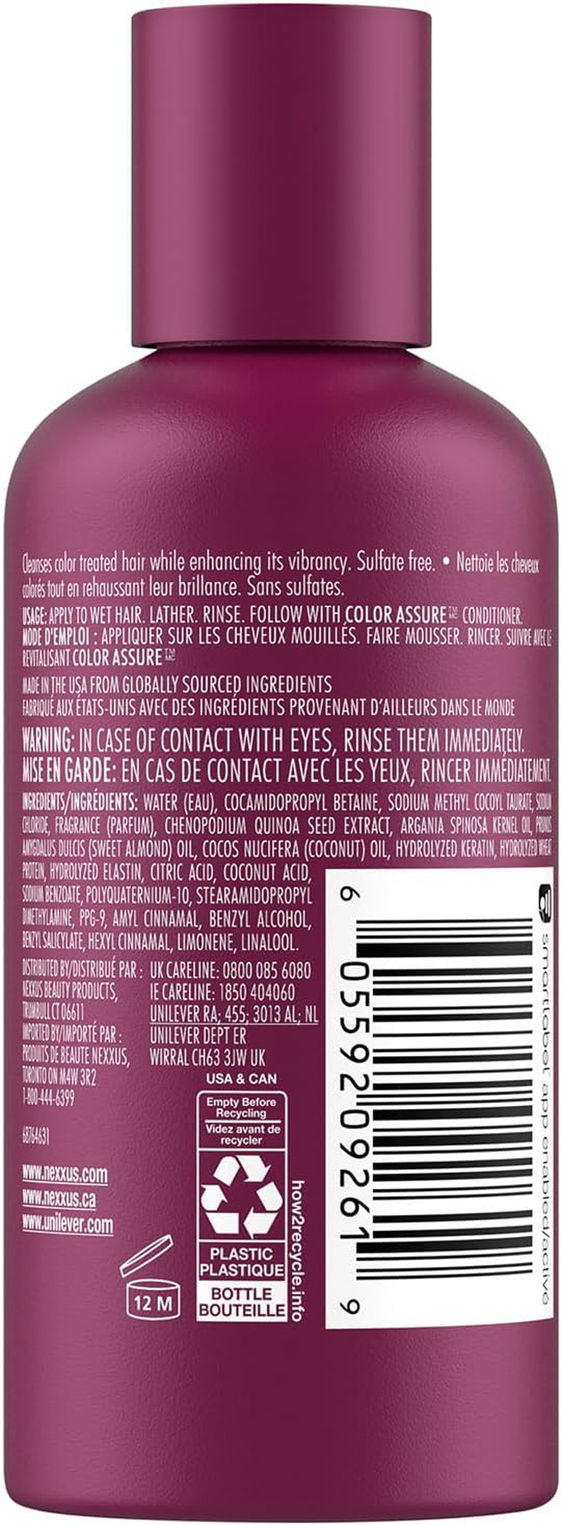 Nexxus Shampoo Color Assure White Orchid Extract 13.5 Ounce (399Ml) (3 Pack) image number 2