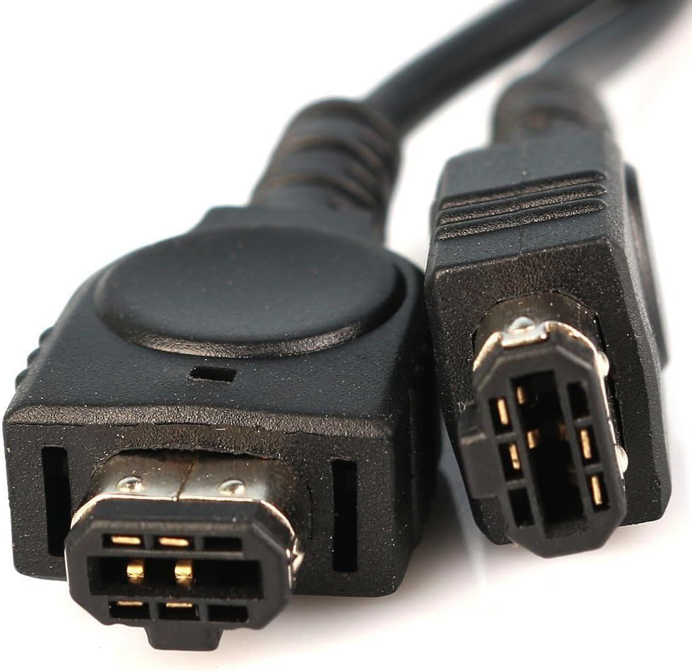 2Pcs GBA Link Cable, 2 Player Link Cable Connect Cord GBA Connection Line for Nintendo Gameboy Advance Sp/Gameboy Advance 3.94Ft image number 5