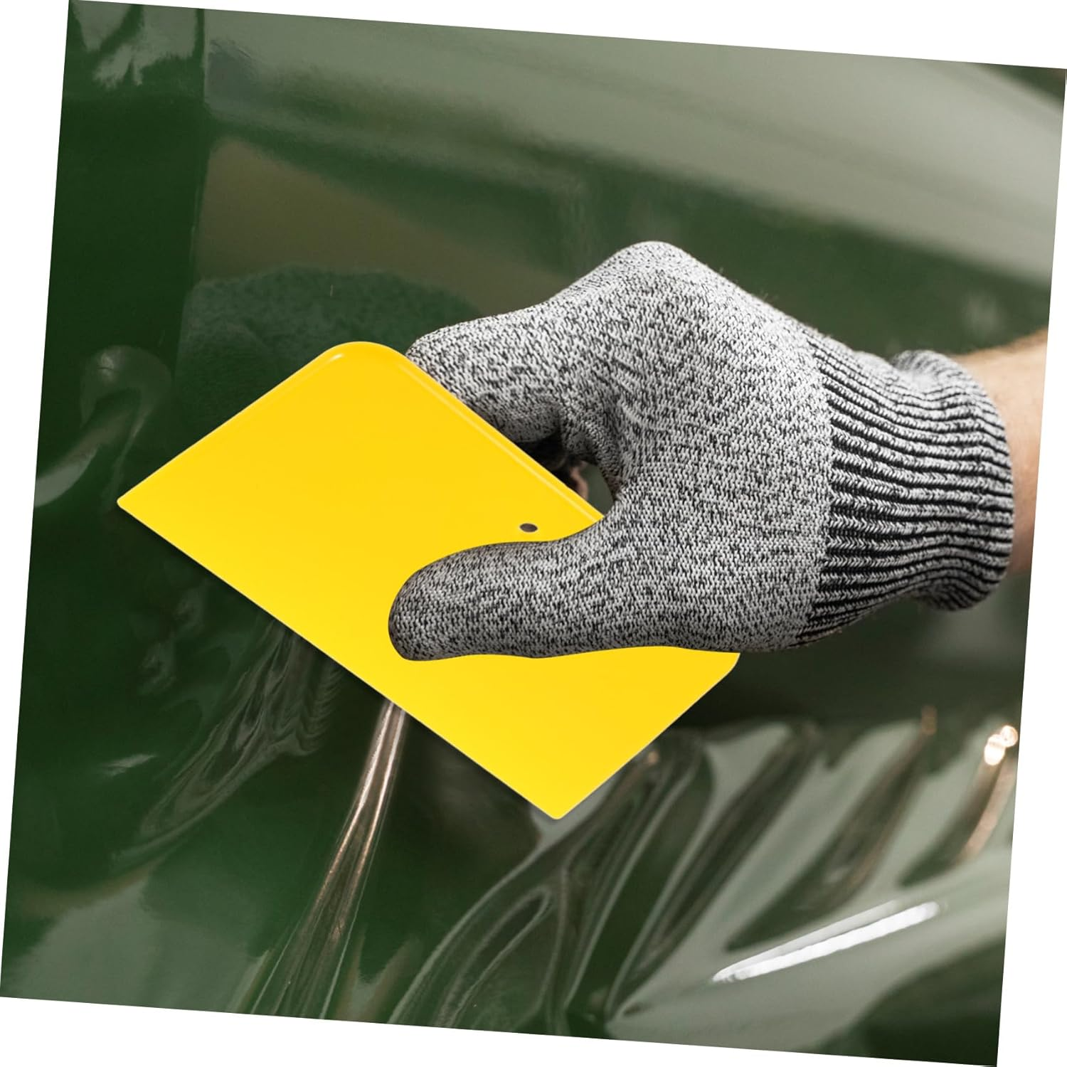 CVUTOVO 3Pcs Auto Body Filler Spreaders Soft Flexible Scraper for Applying Fillers Car Paint and Vinyl Wrap Application Automotive Use image number 5