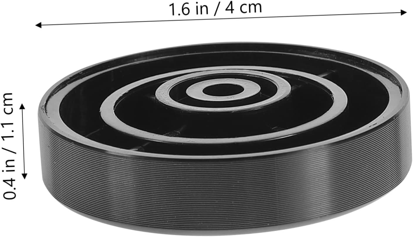 QUMIIRITY 4Pcs Black Metal Speaker Isolation Feet Pads, Vibration Dampers and Shockproof Spikes for Hifi Amplifiers, Subwoofers, and Audio Equipment, 40X12Mm, Suitable for Home Theater Sound Systems image number 1