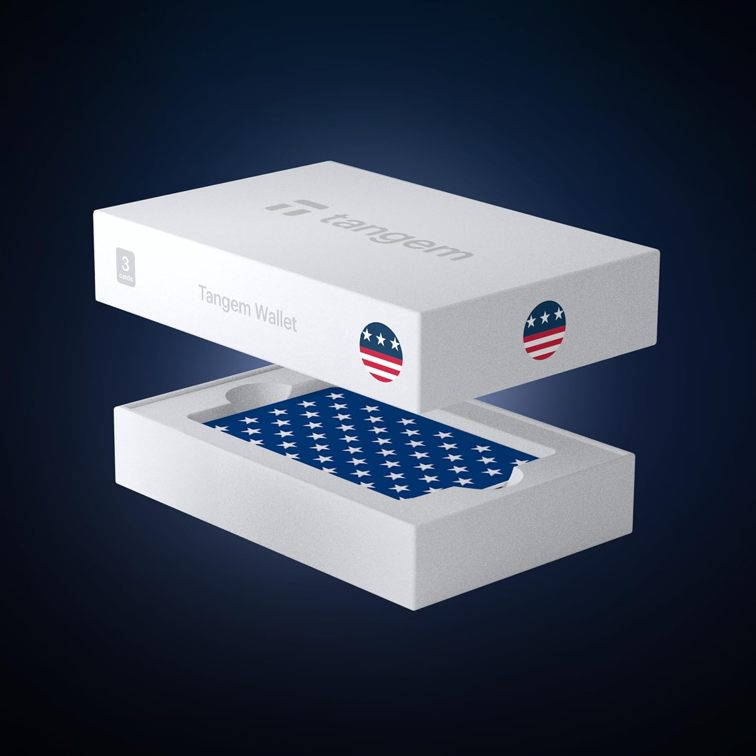 TANGEM Wallet - Secure Crypto Wallet - Trusted Cold Storage for Bitcoin, Ethereum, Nft'S & More Coins - 100% Offline Hardware Wallet, USA Collection, Usa Collection, USA Collection, Usa Collection