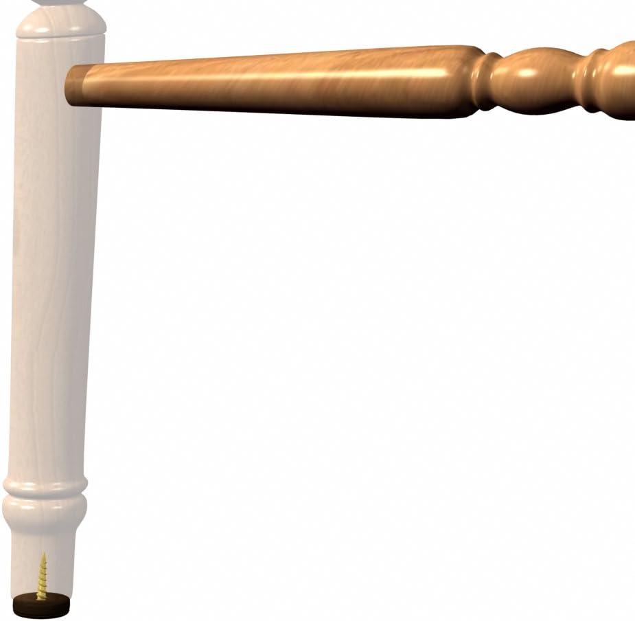 Slipstick CB255 1 Inch Floor Protector Chair Glides/Furniture Slider Feet (Set of 8) Self Stick or Screw on - Chocolate Brown - Caramel image number 5