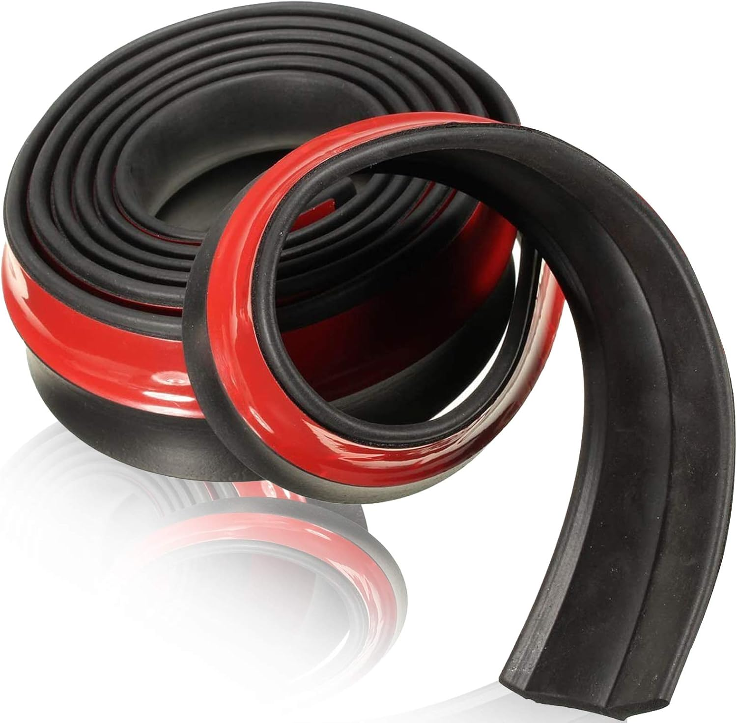 Front Spoiler Lip Original Universal Car Spoiler Lip Splitter 2.5 M Protection for Gluing Body Skirt Protector for Cars Trucks SUV image number 6