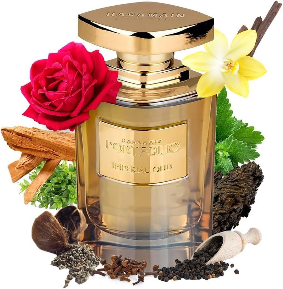 Al Haramain Portfolio Imperial Oud for Men 2.5 Oz EDP Spray image number 1