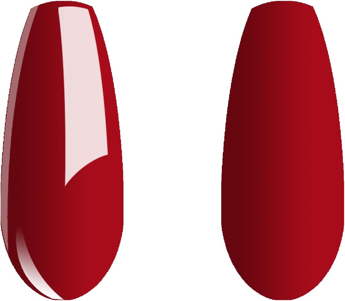 Vishine Gelpolish Professional Manicure Salon UV LED Soak off Gel Nail Polish Varnish Color Blood Red(1337) image number 4