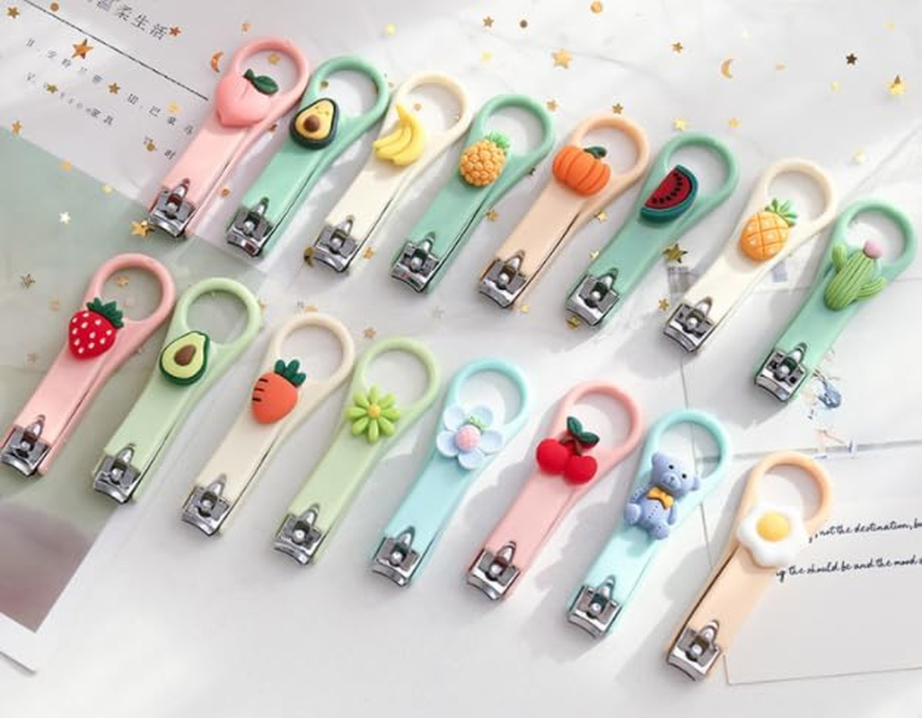 Avocado Cartoon Nail Cutters, Nail Clippers Set Nail Trimmer Fingernail Clippers Stainless Steel Nail Clippers for Women and Men, Fingernail and Toenail Clippers, Nail Tools (3H003) image number 5
