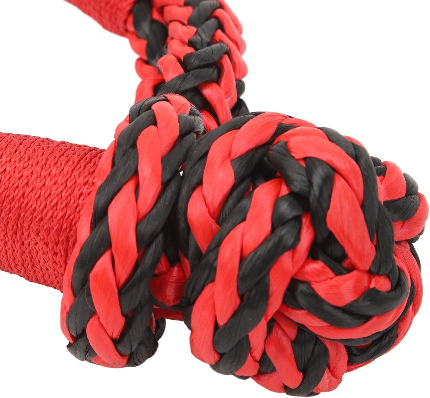 Soft Shackle Recovery Ring Kit - 22000Lbs Winch Rope and Snatch Ring, Rope Retention Pulley Combo for off Road ATV UTV Truck image number 2