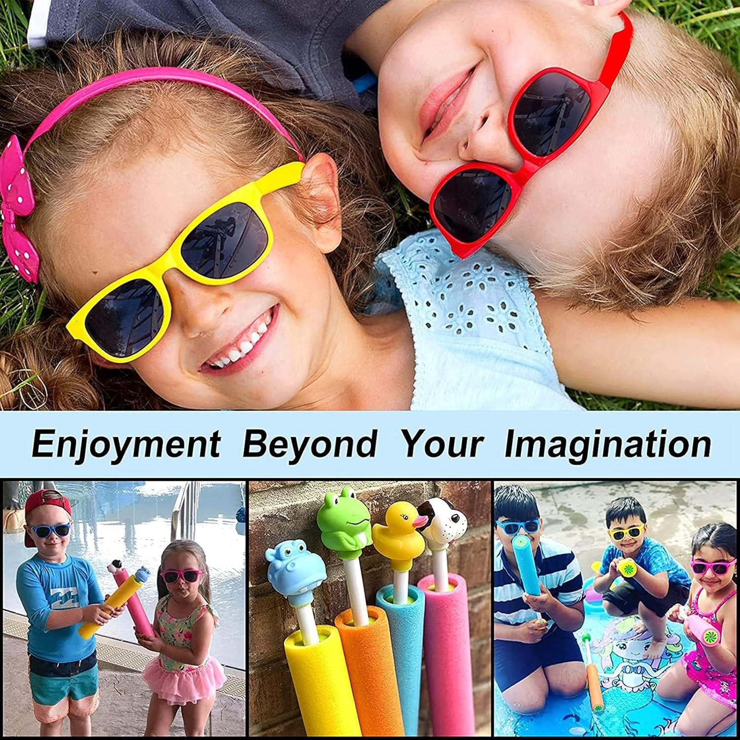 12 Pack Multi Coloured Sunglasses Perfect for Birthdays Party Gifts or Simply to Wear Outdoors image number 5