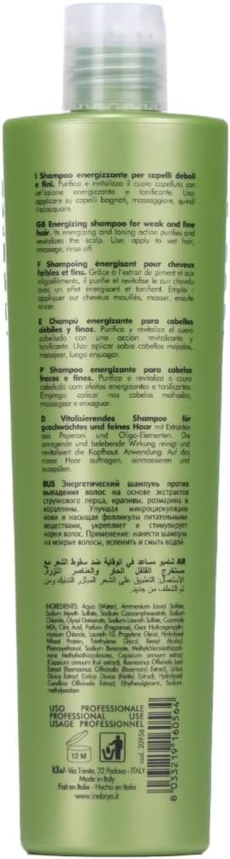 Inebrya Energy Hair Loss Shampoo 300 Ml