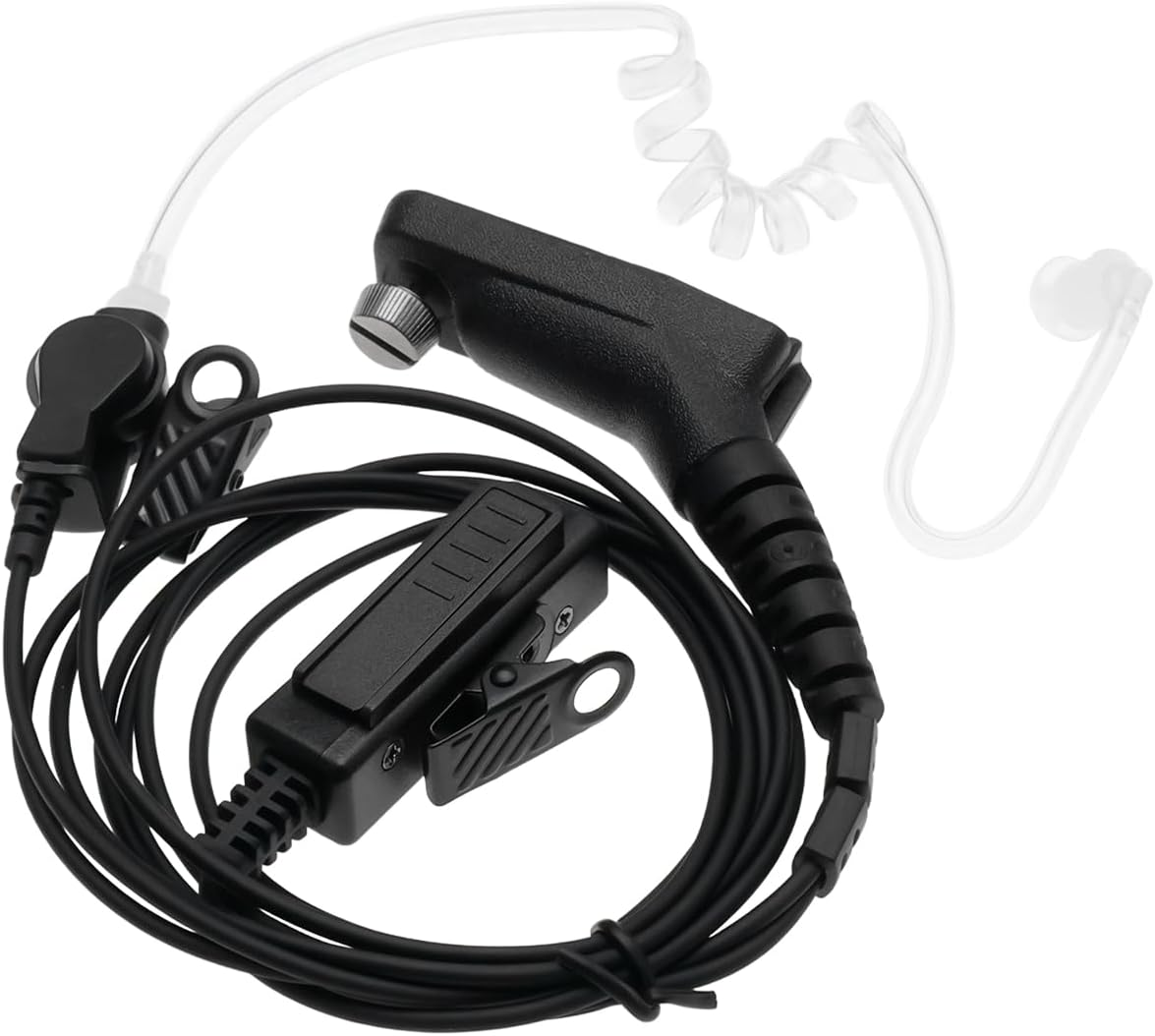 Ecsing 1Pc PPT Mic Headset Earpiece Walkie Talkie Headset Compatible with Motorola APX6000XE APX7000 APX7000XE APX8000 DP3400 DP3401 DP3600 DP3601 XPR6300 XPR6350 XPR6380 XPR6500 image number 3