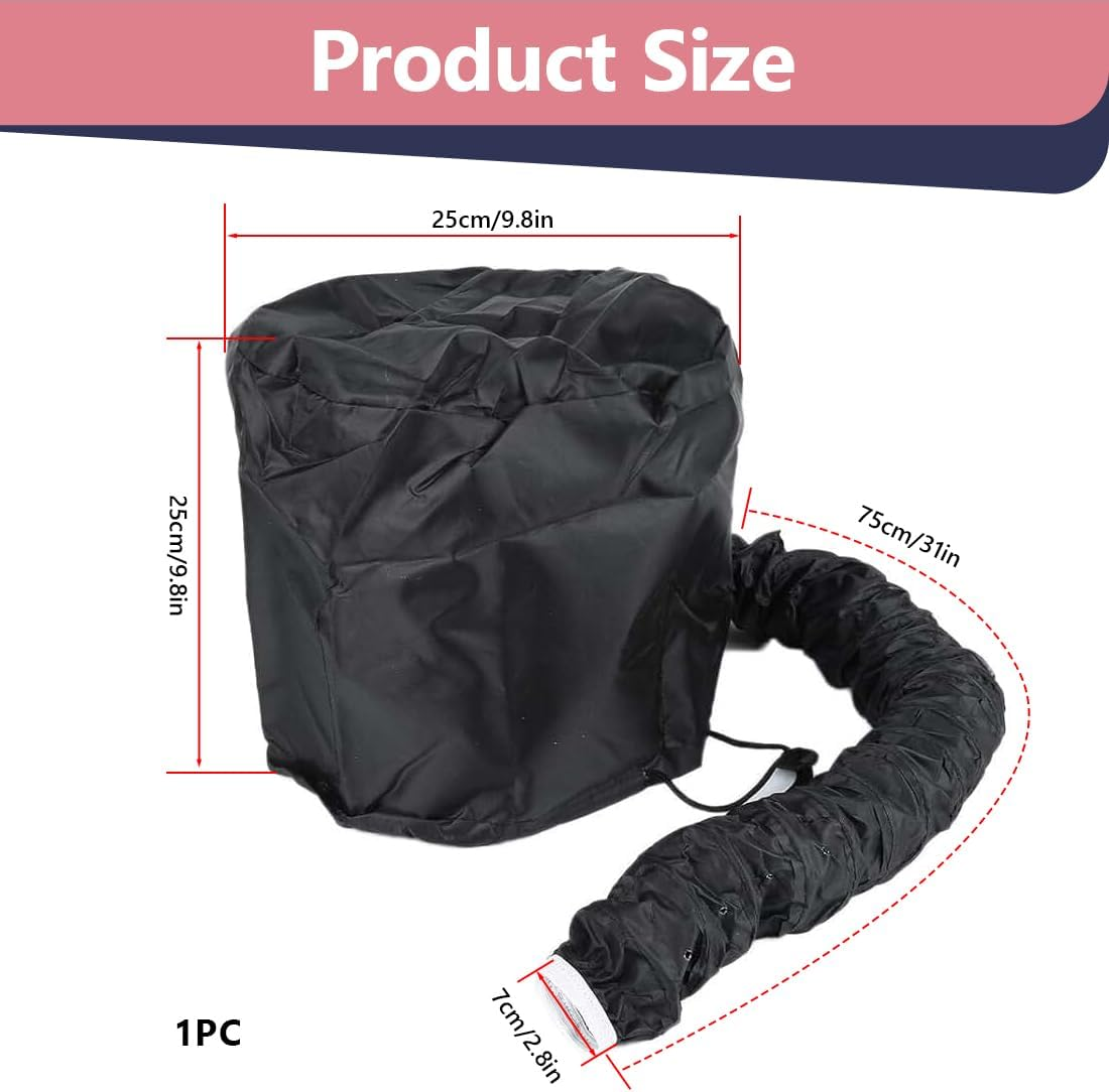 Drying Caps for Hair, Drying Hood, Attachment for Hair Dryer, Helmet Drying Cap for Hair, Diffuser Cap for Curls, Thermal Cap for Deep Care, Dry Styling, Curly Hair image number 5